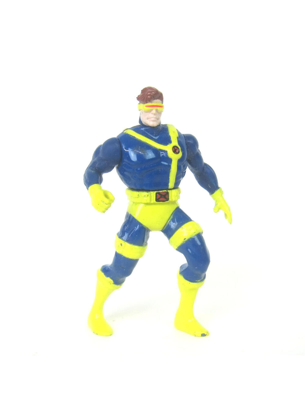 Vintage Marvel X-Men Cyclops Die-cast Action Figure Steel Mutants ToyBiz 1994